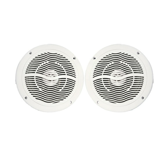New Q Power Marine Boat Yacht 6.5" Inch White Speaker System White Color