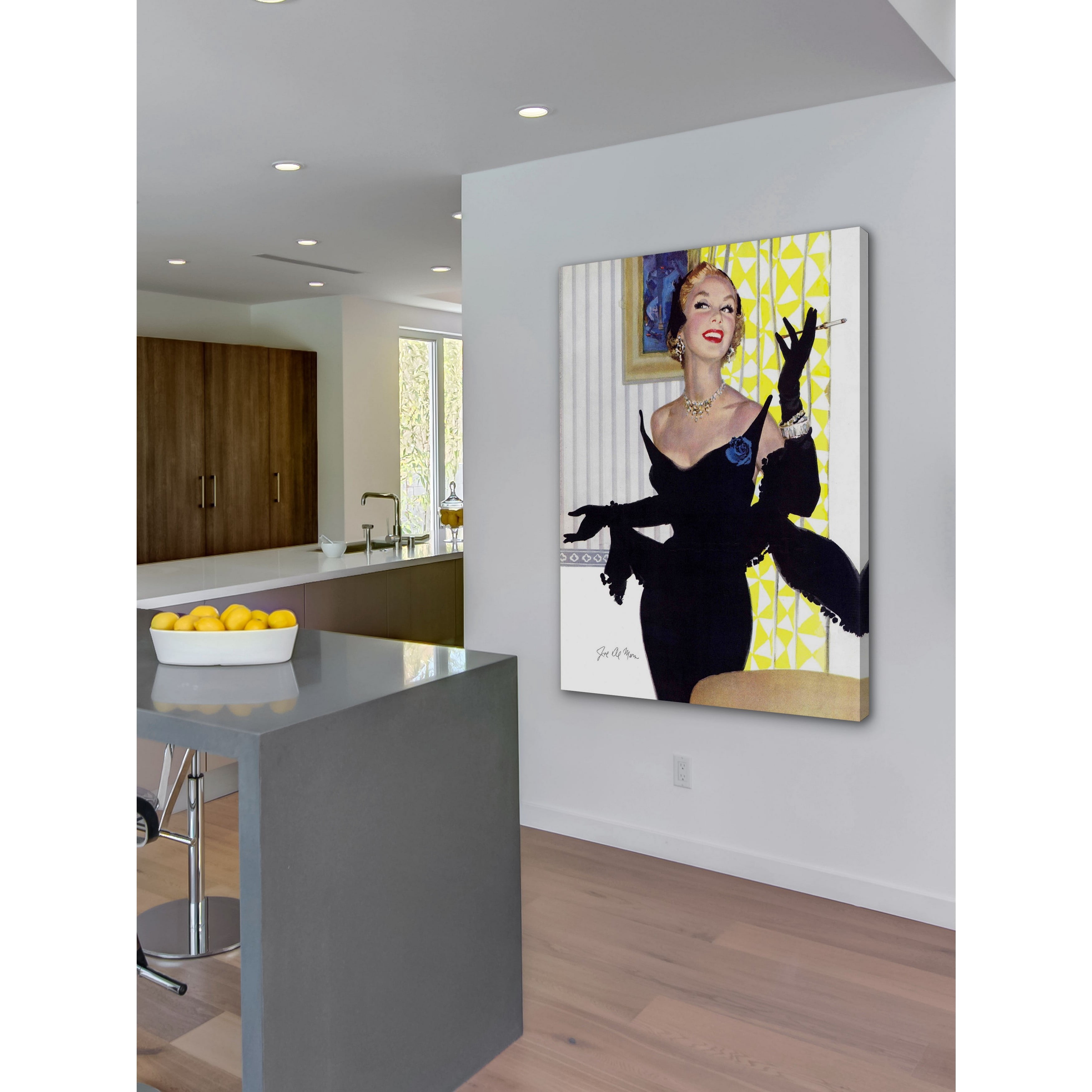 Marmont Hill "Clever Women Are Dangerous Too" by Joe de Mers Painting Print on Canvas