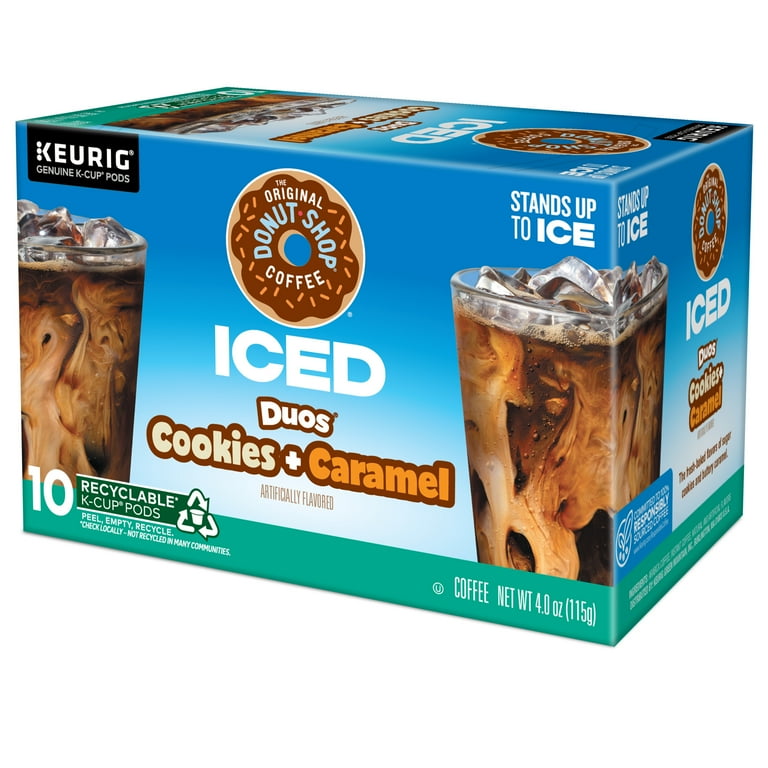 The Original Donut Shop, ICED Duos Cookies + Caramel K-Cup Coffee