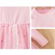 thumbnail image 5 of Vestido de cuello redondo y manga larga para niñas Vestido de cuello redondo y manga larga para niñas Falda de malla elegante Vestido de princesa elegante para niñas pequeñas Vestido de poliéster para, 5 of 8