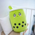 thumbnail image 3 of Nueva llegada Fruta de dibujos animados burbuja taza de té juguetes de peluche la vida Real Boba comida con succión de peluche almohada suave cojín abrazo Decoración, 3 of 5