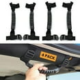 thumbnail image 1 of WIFKLSIIPG 4 Pcs Poignées de Barre de Raquette pour Jeep Wrangler Poignée Robuste Accessoires (Noir), 1 of 7
