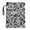 Black-and-white Chippy Texture, variant on HELLHERO Book Organizer Bag with Decorative Design Polyester Fabric Book Sleeve Protector Pouch with Washable for Notebook Bible Book Protection Protector Wrap Bag