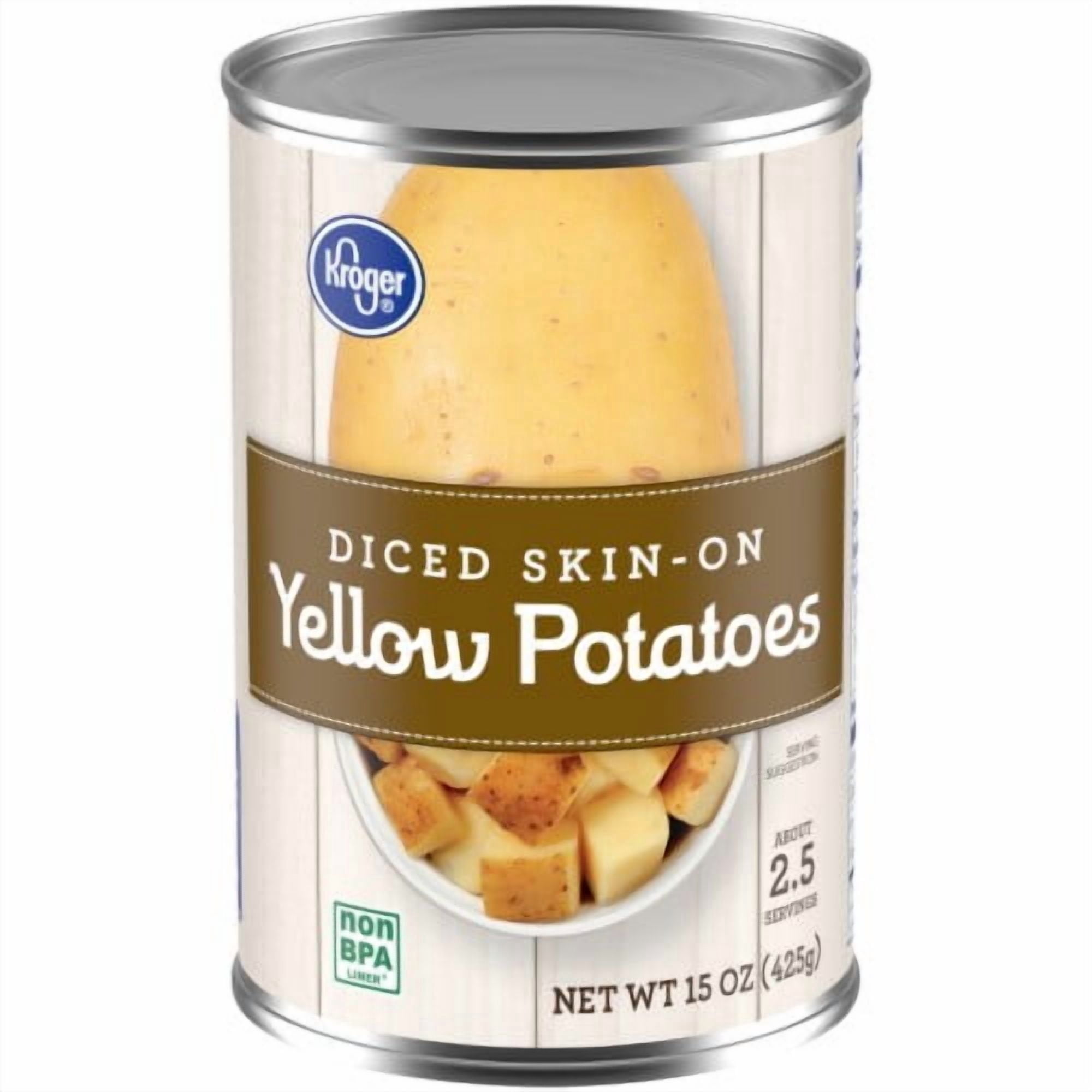 KR Diced Skin-On Yellow Potatoes 15 oz - Pack of 2