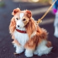 thumbnail image 5 of THE QUEEN'S TREASURES 18 Inch Doll Pets, Collie Puppy Dog with Collar & Leash Accessory, Compatible for Use with American Girl Dolls, 5 of 5