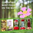thumbnail image 6 of Uxcell 24-Pack Hummingbird Feeder Replacement Flowers, Plastic Hummingbird Feeding Parts Feeding Ports [Purple], 6 of 6