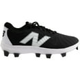 thumbnail image 2 of New Balance Women's FuelCell FUSEv4 Low Molded Fastpitch Softball Cleats Black/White 6.5, 2 of 6