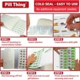 thumbnail image 3 of Pill Thing Weekly XL 4 Time a Day Cold Seal Medication Blister Cards 6 Pack, 3 of 6
