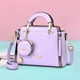 thumbnail image 4 of Btafrte Bolsos Cruzados A La Cuero para Mujer Bolsos Bonitos Con Forma Gato Bolsos Con Monedero (púrpura), 4 of 6
