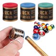 thumbnail image 2 of 2PCS/Set No-slip Billiard Chalks Pool Cue Stick Chalk Snooker Easy Powder Billiard Chalk Pool Accessories Blue Green Red red, 2 of 6