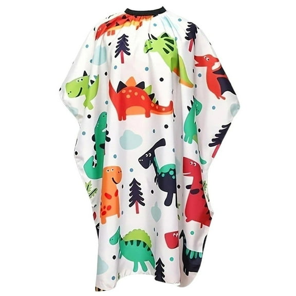 Barber Cape Haircut Cape Dinosaur Hair Cutting Cape Cartoon Hairdressing Gown Boys Waterproof Hairdresser Haircut Apron for Boys Girls Home Salon