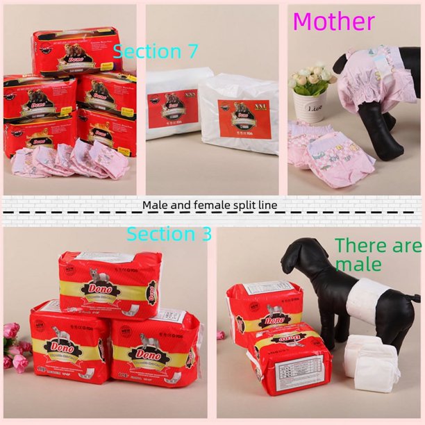 Pantalones fisiológicos para perros, toallas, pañales para perros machos, pañales desechables para mascotas, almohadilla para pañales para mascotas