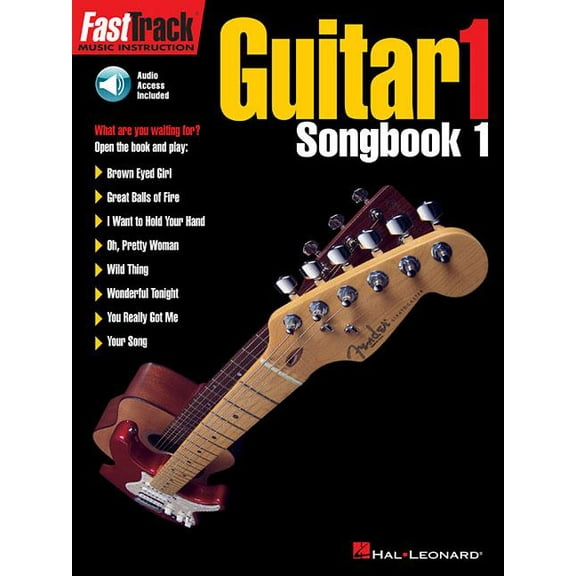 FastTrack Music Instruction Fasttrack Guitar Songbook 1 - Level 1 Book/Online Audio, (Paperback)