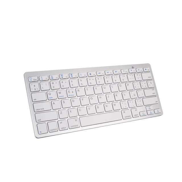 Keyboard Low Power Consumption Power Switch Fashionable Bluetooth-compatible Soft Touch Fingerboard for Smart Phone - White A