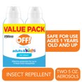 thumbnail image 3 of (4 pack) OFF! Insect Repellent Aerosol for Adults & Kids, Fragrance-Free Bug Spray for Everyday Protection from Mosquitoes, 5 oz, 2 Count, 3 of 16