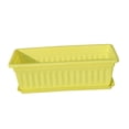 thumbnail image 3 of koolsoo Flower Pot Vegetable Planting Box Window Box Planter for Deck Porch Entrance Yellow, 3 of 9