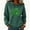Green, variant on FDGIU ‌‌‌‌‌Women's Plus Size Saint Patrick's Day Sweatshirt - Oversized Green Shamrock Print Long Sleeve Pullover