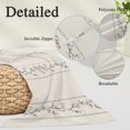 thumbnail image 3 of Beige Flower Branch Body Pillow Cover 20 x 54 Inch Decorative Pillow Cover Spring Summer Farmhouse Botanical Lumbar Pillowcase Seasonal Rectangle Cushion Case for Couch Sofa Bed Living Room, 3 of 9