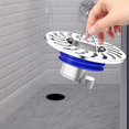 thumbnail image 3 of Núcleo de desagüe de piso de cobre con cierre automático y resistente a los olores para inodoros de cocina y baño. Plata, 3 of 9