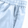 thumbnail image 5 of Yievot Men's Sport Shorts Drawstring Elastic Waist Loose Fit Knee Length Gym Training Running Shorts, 5 of 8