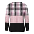 thumbnail image 5 of Jienlioq Hauts d'Hiver pour Femmes Mode Décontractée Manches Longues Col Rond Sweat Imprimé Blouse, 5 of 5
