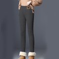thumbnail image 3 of Gibobby Leggings Vinipiel Mujer Leggings invierno para mujer, informales, Color sólido, elásticos, cintura alta, térmicos, Capris, pantalones entrenamiento, pantalones estampados térmicos（Gris， XXL), 3 of 5