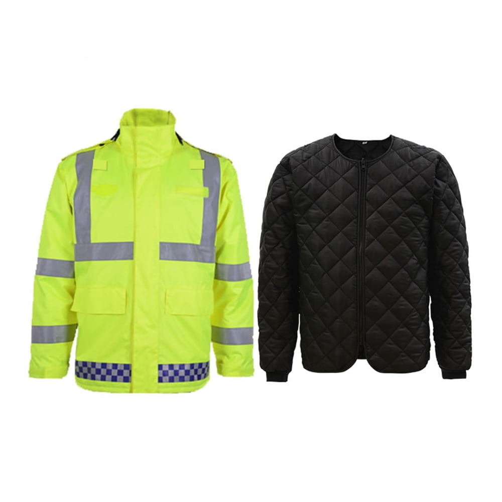 Mens Raincoat Travel Outdoor Hooded Hiking Jackets Police Motorcycle Rain Coats 