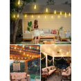 thumbnail image 3 of Cadena de luces Larkvue para exteriores, 23 m, cable blanco, 33 LED IP65, 3 of 5