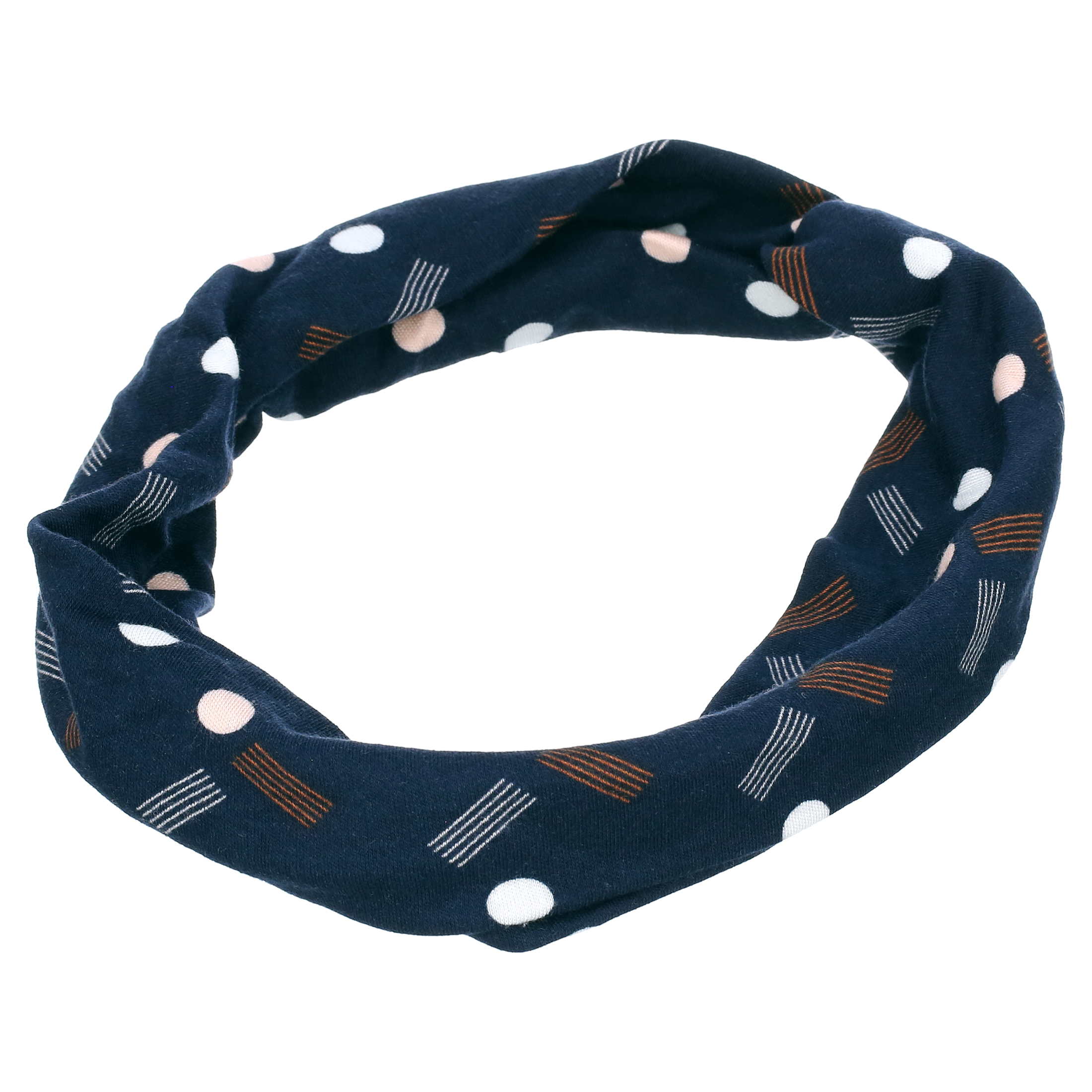 (8 pack) Goody Tru X Hola Lou Collab Ouchless?? Printed Twist Head Wraps Orange 2 Ct