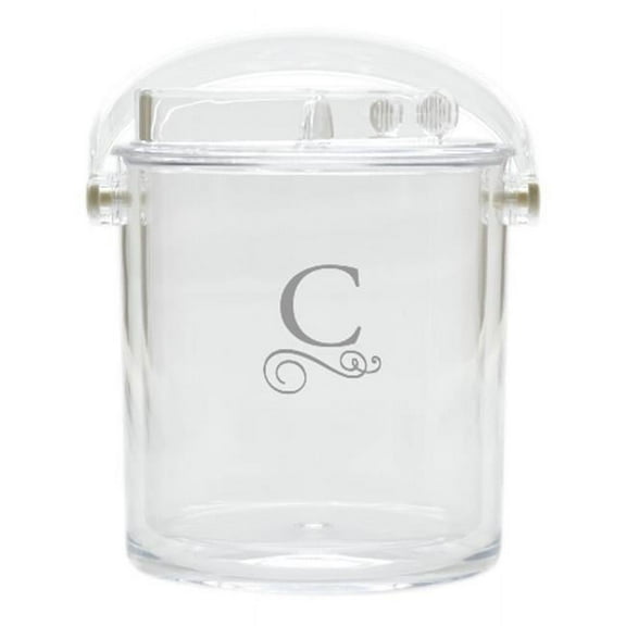 Acrylic Insulated Ice Bucket With Tongs-Pi-Flourish-X