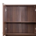 thumbnail image 3 of Walnut Wardrobe with 6 Doors, 1 Drawer & Shelf / Good-Quality Bedroom Storage, 3 of 6