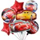 thumbnail image 1 of Aleko 7PCS Cars Lightning McQueen Globos de aluminio para niños Cumpleaños Baby Shower Racing Car Tema Fiesta Decoraciones ACTIVE Biensenido a ACTIVE, 1 of 1