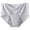 Gray, variant on Womens High Waisted Period Panties Breathable Underwear 3 Layer Absorbent Briefs Mesh Stretch