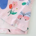 thumbnail image 6 of Gyratedream Girls Casual Dress Toddler Kids Cotton Cartoon Print Crew Neck Sleeveless A Line Summer Daily Dresses Clothes for 2-7 Years, 6 of 8