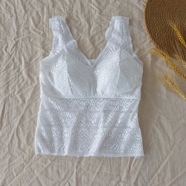 Chaleco de encaje para mujer, de primavera y verano, con escote en V, largo medio, espalda cruzada, ropa exterior, parte inferior que combina con todo
