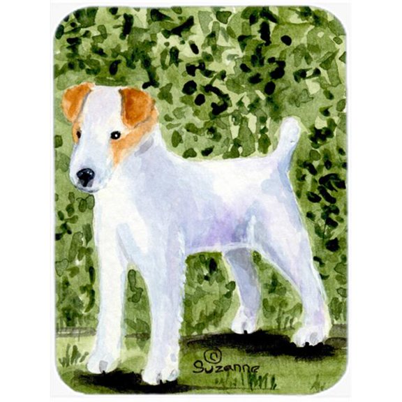12 x 15 in. Jack Russell Terrier Glass Cutting Board, Large