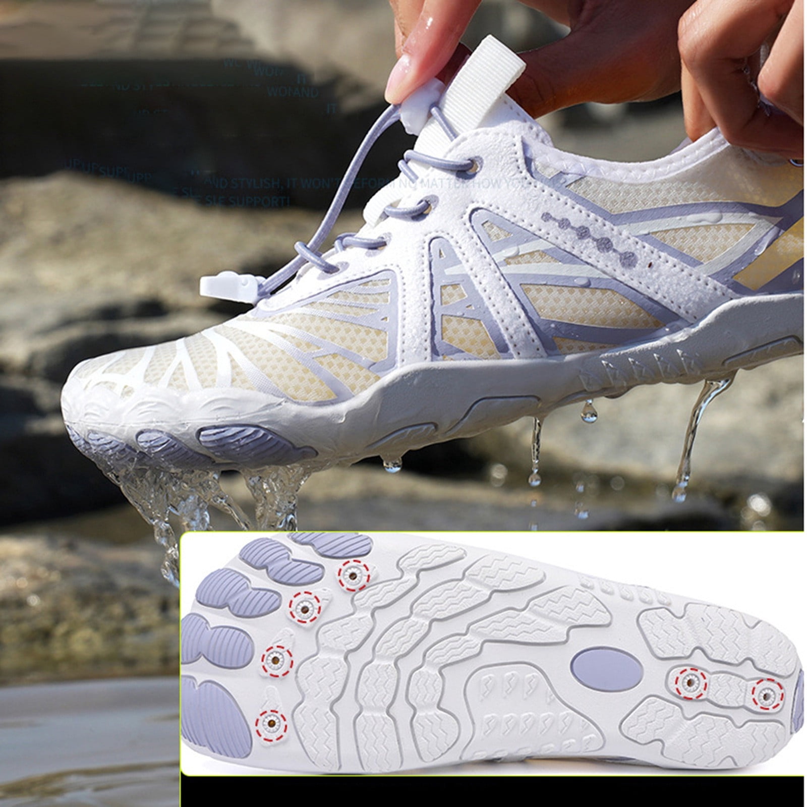 2026 New Hiking Barefoot Shoes Womens Mens Footwear,Wide Toe Box Water Shoe for Women Men,Zero Drop Comfortable & Non- Barefoot Vitality Shoe Women's Men's Athletic Footwear for Walking Hiking