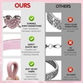 thumbnail image 3 of Miaocao 2 Pack Diamond Cat Collar with Bells and Safety Belt, Adjustable Soft Velvet Kitten Collar with Bling Heart Jewelry, Cute Purple & Pink Cat Collars for Girls & Boys(Neck Girth 8"-10"), 3 of 7
