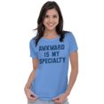 thumbnail image 5 of Awkward Specialty Funny Sarcastic Women's T Shirt Ladies Tee Brisco Brands M, 5 of 5