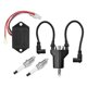 thumbnail image 1 of Ignition Coil & AC Ignitor & Spark Plug for Gas Golf Cart EZ-GO 1991-2002 26652-G01 72562-G01, 1 of 5
