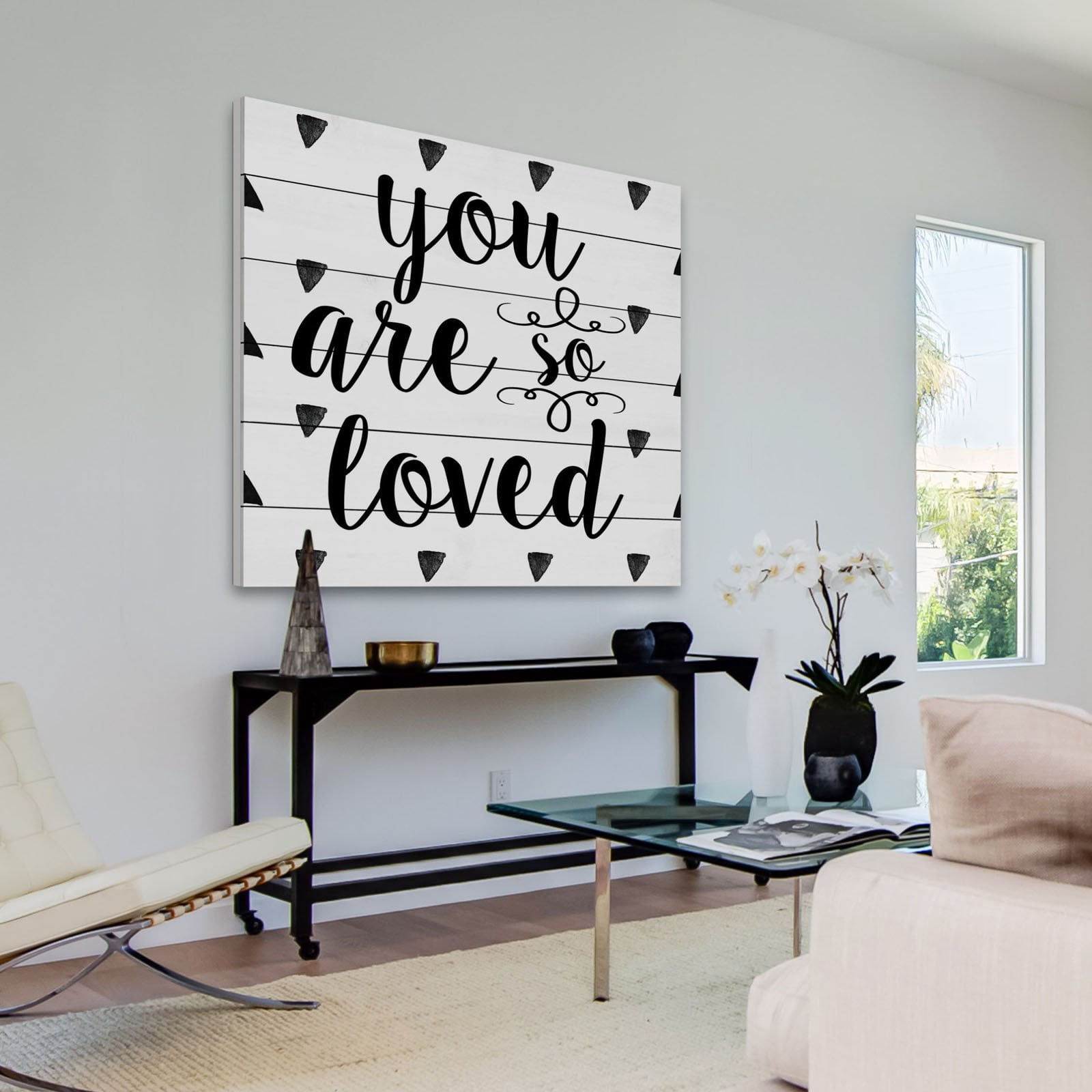 Marmont Hill "So Loved" by Diana Alcala Painting Print on White Wood
