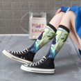 thumbnail image 5 of Naloa Cosmic Cat In Window Knee Socks, High Socks Long Stretchy Sock Women Knee High Stocking, Long Socks for Women, 5 of 6