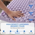 thumbnail image 4 of Smiaoer Mattress Topper, 2 Inches Twin Size Gel Memory Foam Bed Topper,Pressure Relief for Back Pain, 4 of 8