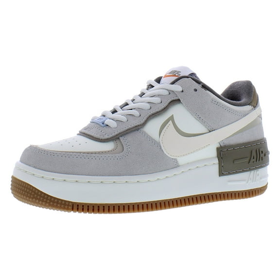 Nike Air Force 1 Shadow Womens Shoes Size 8, Color: Voile/Ivory Pale/Grey Fog