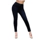 thumbnail image 1 of Jeans Mujer Super Skinny Largo Tiro Alto Azul Oscuro, 1 of 6