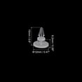 thumbnail image 2 of Unique Bargains 6.2mm PCB Spacer, 100Pack Round Head PCB Insulated Board Motherboard Standoffs Foot Support, White, 2 of 5