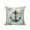 Blue Beige, variant on Outdoor Pillow Waterproof 1 Pack, Teal Starfish Coastal Patio Throw Pillows for Couch Bed Sofa with Insert, Vintage Summer Beach Nautical Decorative Travel/Reading/Camping Pillow Set 18x18 Inch