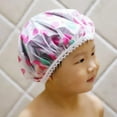 thumbnail image 3 of 4 Pcs Kids Waterproof EVA Shower Cap Elastic Bathing Cap-4pcs-, 3 of 5