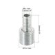 thumbnail image 2 of Adaptador de tornillo reductor de doble macho roscado de 20mm de Uxcell M10 a M6, paquete de 5, 2 of 5