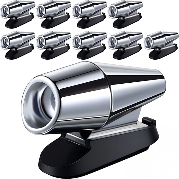 GJX 10 Pieces Deer Whistle Save a Deer Whistles Avoids Collisions, Deer Whistles for Car Deer Warning Devices Animal Alert for Cars and Motorcycles (Silver)